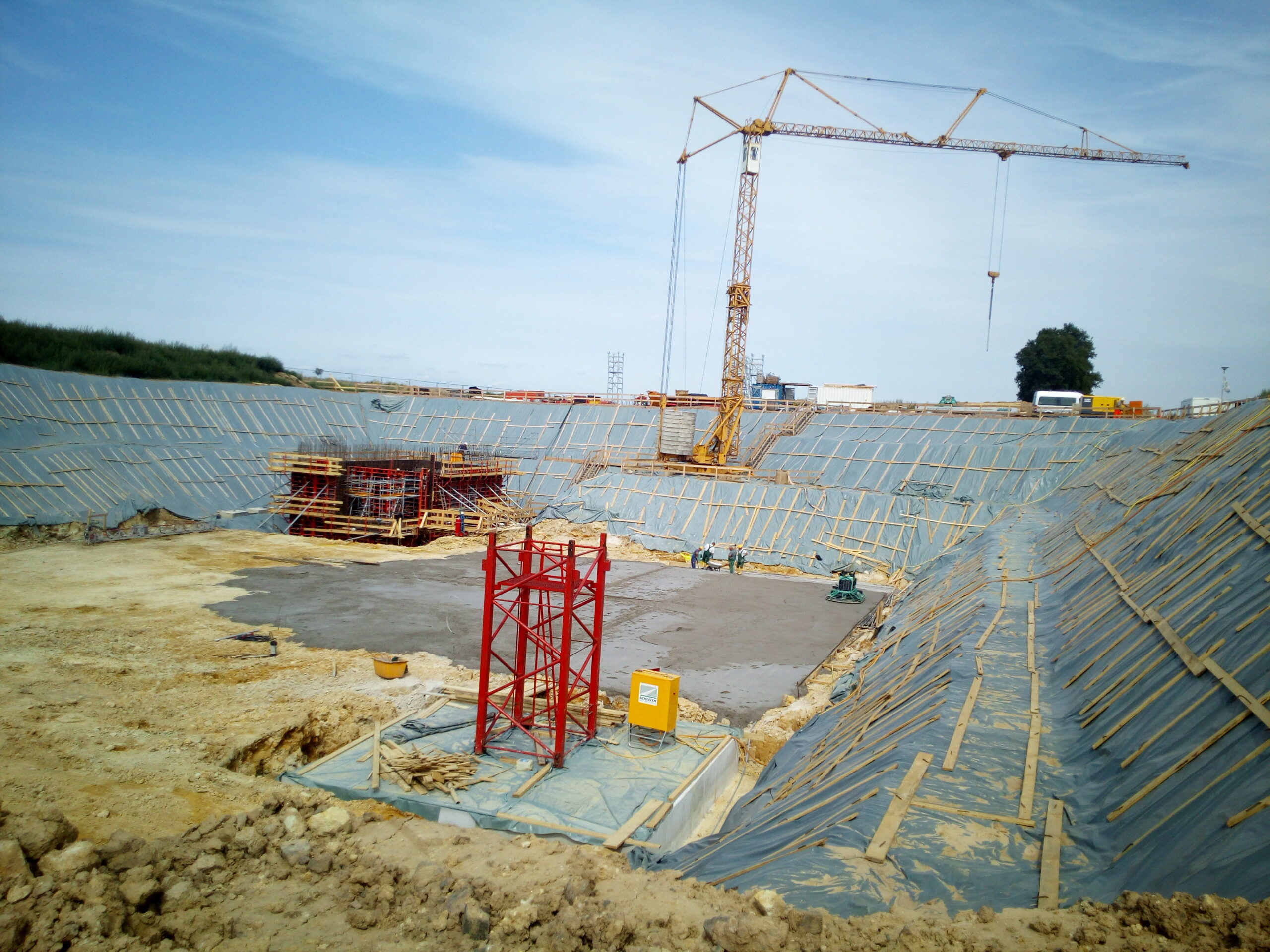 układanie chudego betonu z zatarciem na gładko
